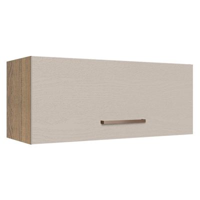 Armário Aéreo 80 Cm 1 Porta Agata Madesa Rustic/crema