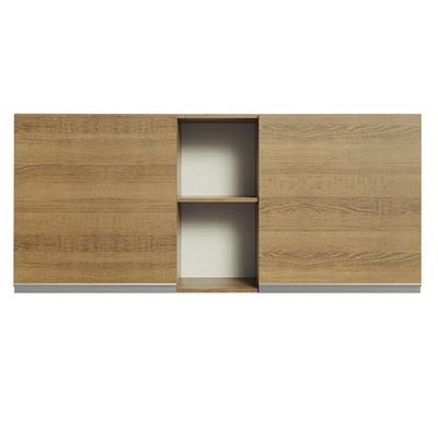 Armário Aéreo 150 Cm 2 Portas E 2 Nichos RusticRustic