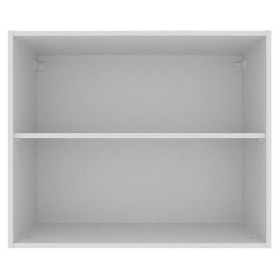 Armário Aéreo Glamy 100%MDF 80cm 2 Portas BR/Rustic Madesa