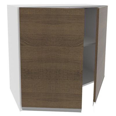 Armário Aéreo Glamy 100%MDF 80cm 2 Portas BR/Rustic Madesa