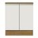 Balcão de Cozinha Madesa Glamy 70Cm 2 Portas Rustico Branco