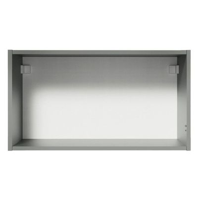 Armário Aéreo 60 Cm 1 Porta Basculante Cinza Nice Cinza