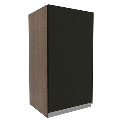 Armário Aéreo Glamy 35cm 1 Porta Rustic Preto