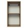 Armário Aéreo Glamy 35cm 1 Porta Rustic/Branco Madesa