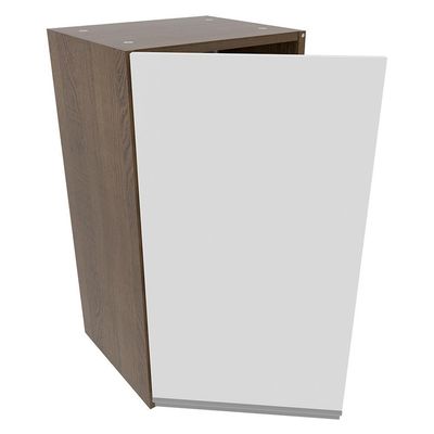 Armário Aéreo Glamy 35cm 1 Porta Rustic/Branco Madesa