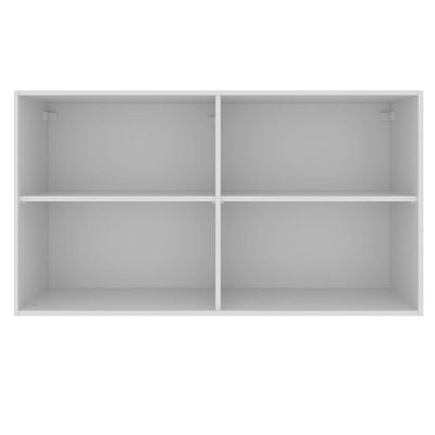 Armário Aéreo Madesa Stella 120 Cm 2 Portas Branco/rustic