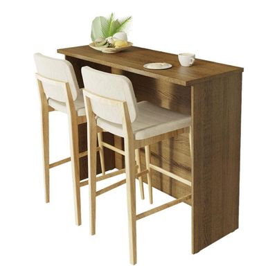 Bancada Ilha Para Cozinha 120 Cm Rustic Madesa Rustic