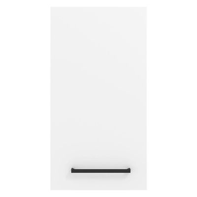 Armário Aéreo 35 Cm 1 Porta Rustic/branco Rustic/branco