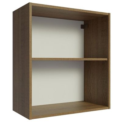 Armário Aéreo 60 Cm Com 2 Nichos Abertos Rustic