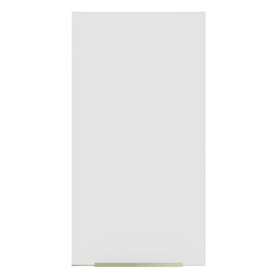Armário Aéreo 35 Cm 1 Porta Rustic/Branco Veludo
