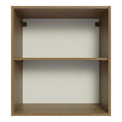 Armário Aéreo 60 Cm Com 2 Nichos Abertos Rustic