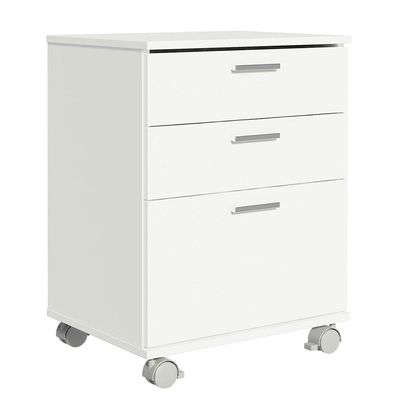 Gaveteiro Organizador Para Escritório 3 Gavetas Branco