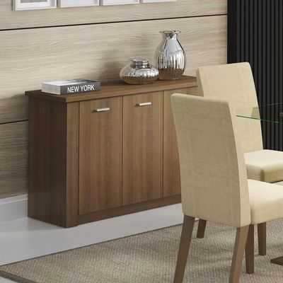 Buffet Aparador para Sala de Jantar Rustic 3 Portas Madesa