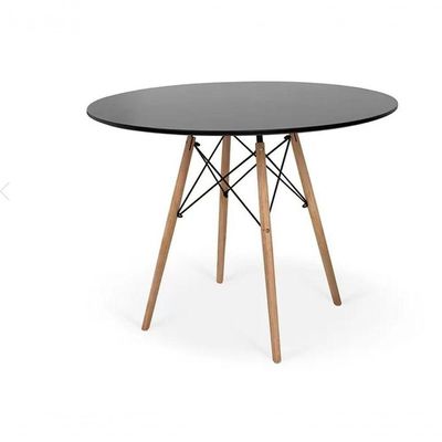 Conjunto De Mesa De Jantar Eames Eiffel 90Cm Com 4 Cadeiras