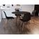 Conjunto De Mesa 4 Cadeiras Pretas Eames Eiffel 90cm