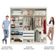 Guarda-roupa Casal Austin 4 Portas 3 Gavetas Branco