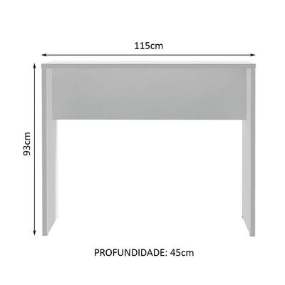 Bancada Para Cozinha Lux Madesa 115 Cm - Branco