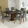 Conjunto Sala De Jantar Mesa Tampo De Madeira 6 Cadeiras