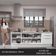 Armário De Cozinha Compacta 240cm Branco Stella Madesa 01 Branco