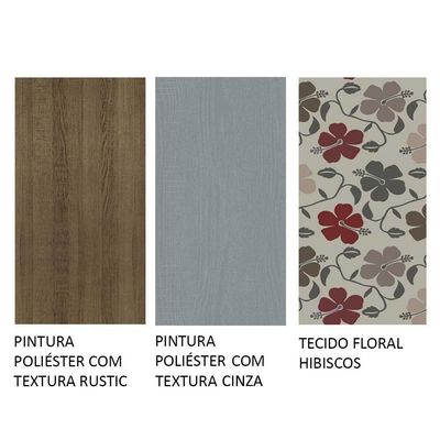 Conjunto Sala De Jantar Mesa Tampo De Madeira 4 Cadeiras