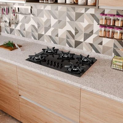 Cooktop Mueller 5 Bocas com Queimador Ultra Chama Bivolt