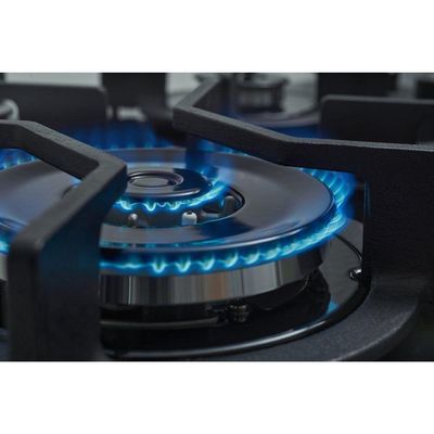 Cooktop A Gás Fischer 5 Bocas Tripla Chama Infinity Com Trempe De Ferro Fundido Mesa Vidro 26298-57077 Bivolt