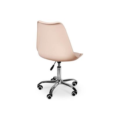 Cadeira Eiffel Office Base Giratória Nude