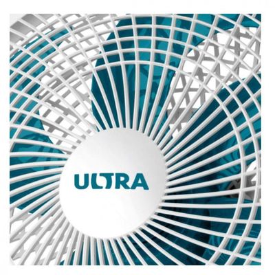 Ventilador De Mesa Ultra V-30-6p 30cm 6 Pás 3 Velocidades 50w Branco Com Azul 127 V