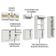 Armário De Cozinha Completa 100% Mdf 300cm Frentes Branco Smart Madesa 02 Branco