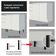 Armário De Cozinha Completa 100% Mdf 300cm Frentes Branco Smart Madesa 02 Branco