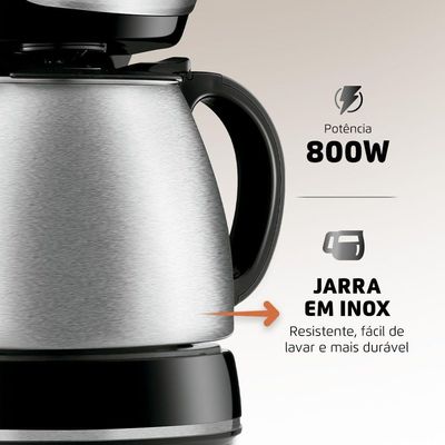 Cafeteira Elétrica Mondial Dolce Arome C-37ji-30x 127v preto 110V