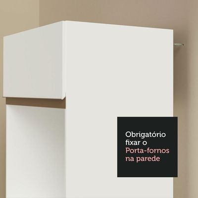 Armário De Cozinha Completa 260cm Branco Reims 12 Branco