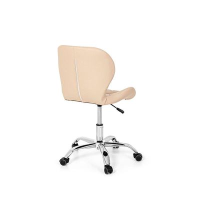 Cadeira Office Eiffel Slim Base Giratória Nude