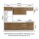 Cozinha Completa 100% Mdf Madesa Acordes Branco Rustic