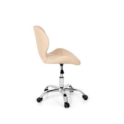 Cadeira Office Eiffel Slim Base Giratória Nude
