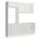 Cozinha Acordes Glamy Branco MDF 2 Gavetas 8 Portas Madesa