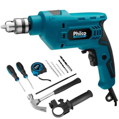 Furadeira Philco Pfu01mf Force Com Maleta 650w 127v