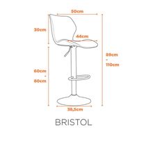 Banqueta Bristol - Preto