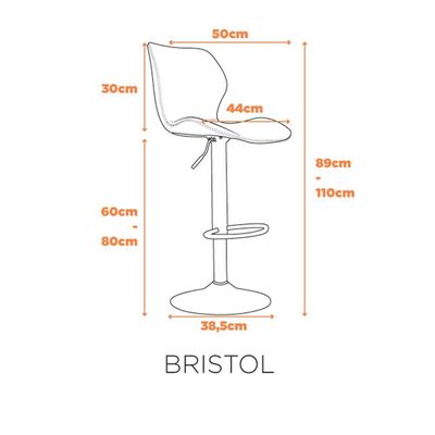 Banqueta Bristol - Preto