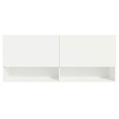 Armário Aéreo 120 Cm 2 Portas 2 Nichos Branco Para área De