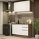Cozinha Compacta 120003 Com Armário E Balcão Rustic/branco