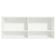 Armário Aéreo 120 Cm 2 Portas 2 Nichos Branco Para Cozinha