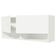 Armário Aéreo 120 Cm 2 Portas 2 Nichos Branco Para Cozinha
