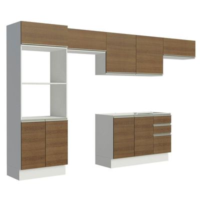 Cozinha Completa Acordes Glamy Rustic Armário Balcão Madesa