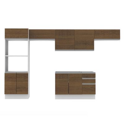 Cozinha Completa Acordes Glamy Rustic Armário Balcão Madesa