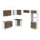 Cozinha Completa Acordes Glamy Rustic 100% MDF Canto Madesa