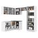 Cozinha Completa Acordes Glamy Rustic 100% MDF Canto Madesa