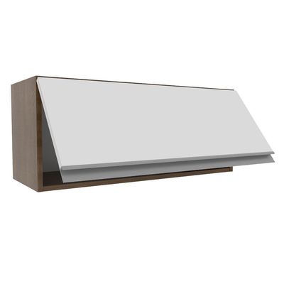 Armário Aéreo Glamy 80cm 1 Porta Rustic/Branco Madesa