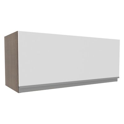 Armário Aéreo Glamy 80cm 1 Porta Rustic/Branco Madesa