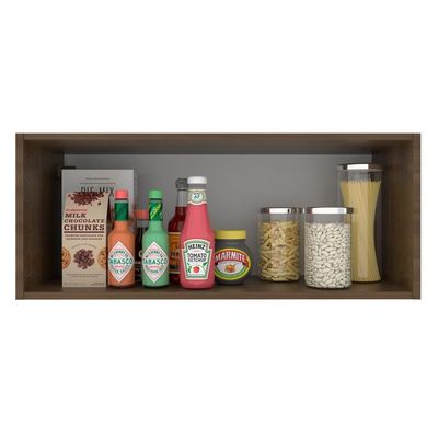 Armário Aéreo Glamy 80cm 1 Porta Rustic Madesa